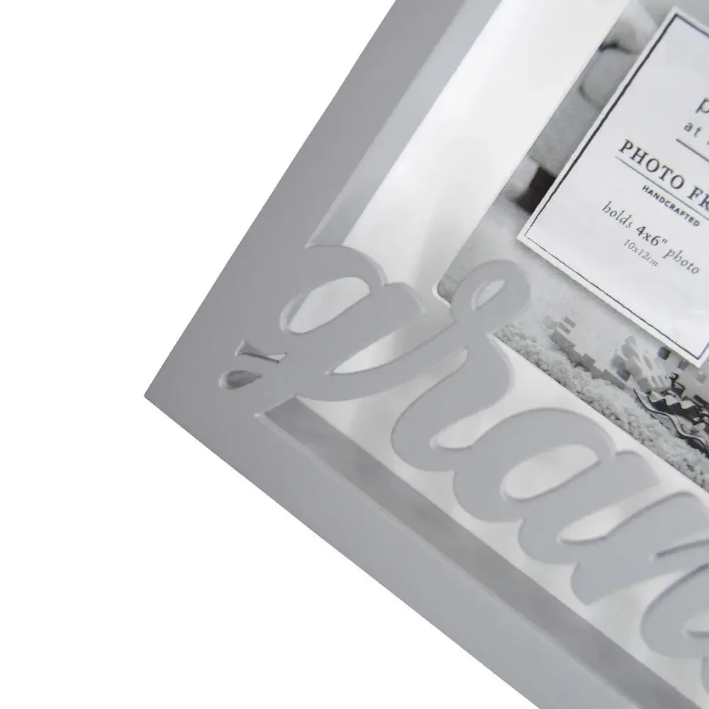 PRINZ Quotable Shadow Box Word Picture Frame‎ with GRANDPA for 4x6